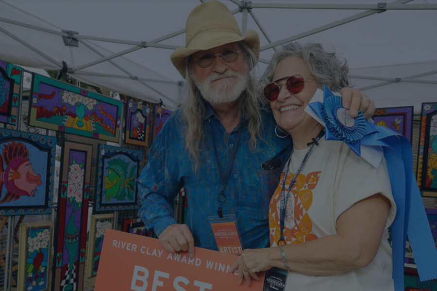 2022 River Clay Fine Arts Festival Best of Show winner Bob McGill
