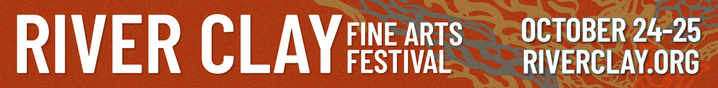 River Clay Fine Arts Festival digital display advertisement for October 24 and 25
